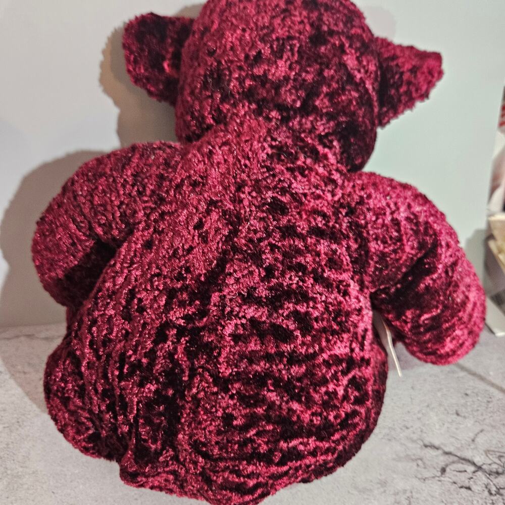 Dan Dee Collectors Choice Dear Plush Purple 15" Valentines - Picture 3 of 5